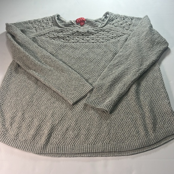 Elle sweater, lightweight gray women’s extra large - Picture 2 of 10